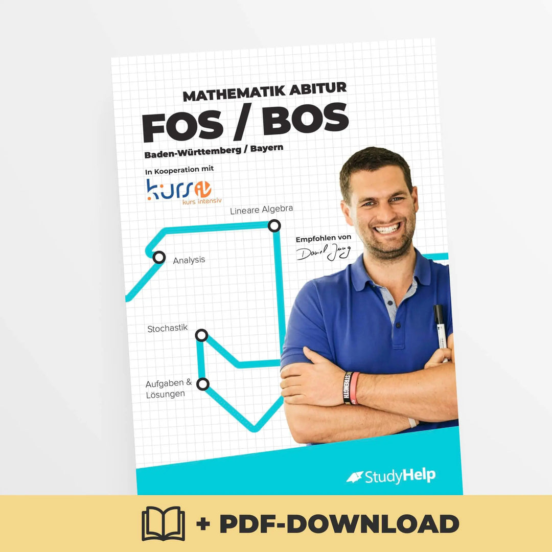 Mathematik Abitur Lernheft FOS/BOS (BY / BW) | StudyHelp Verlag.