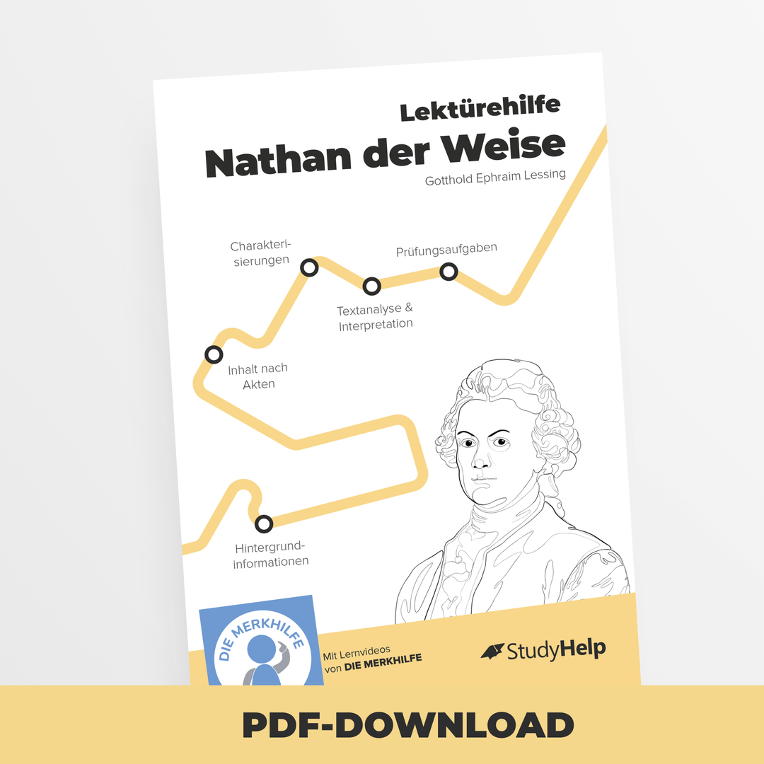 Lektürehilfe zu Nathan der Weise - Lessing | StudyHelp Verlag.
