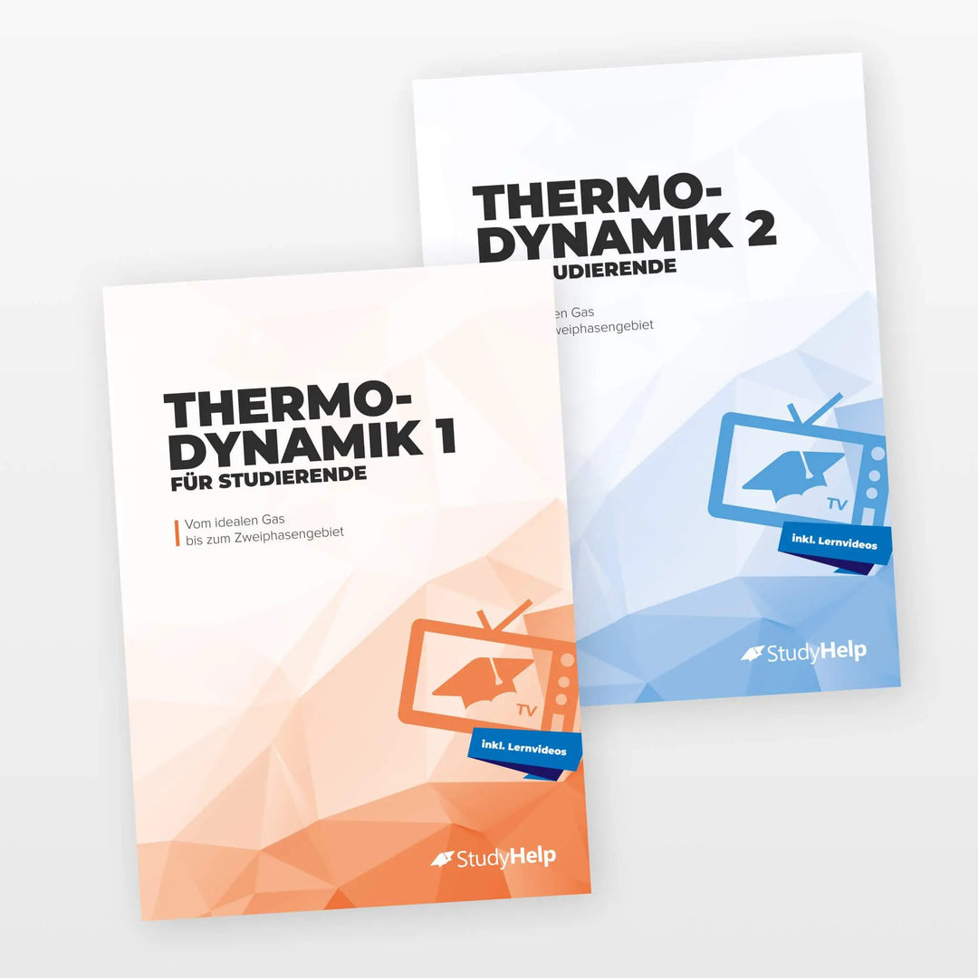 Thermodynamik 1 & 2 Lernhefte Set | StudyHelp Verlag.
