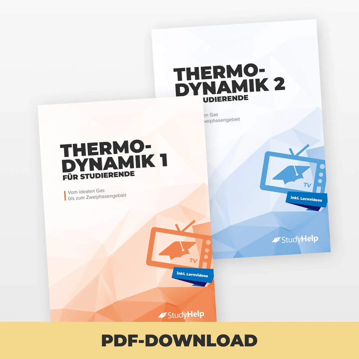 Thermodynamik 1 & 2 Lernhefte Set | StudyHelp Verlag.