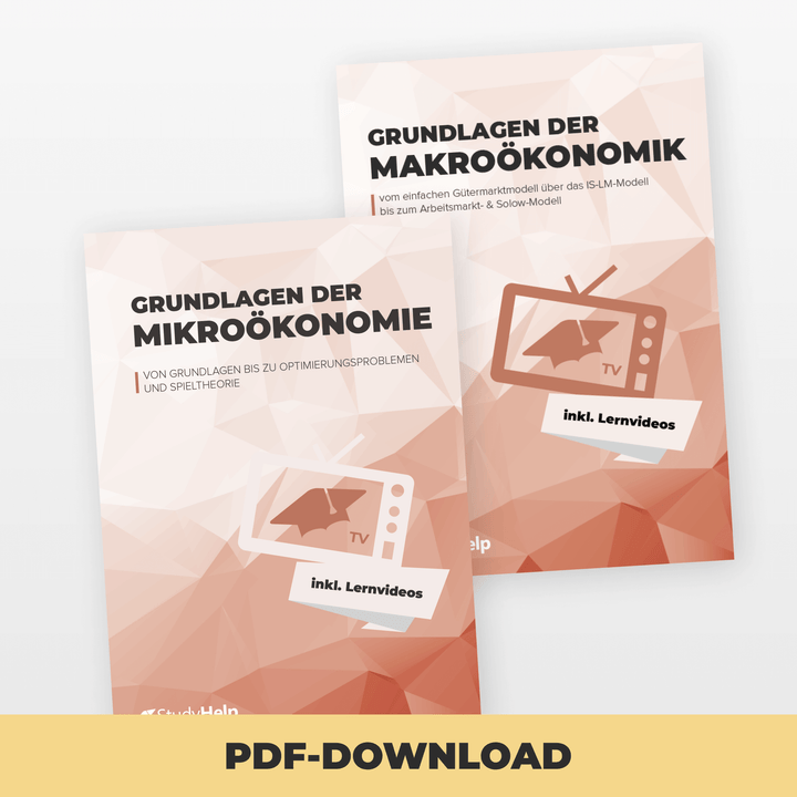 VWL Lernhefte Set: Makro & Mikro | StudyHelp Verlag.