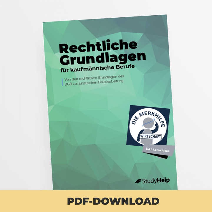Rechtliche Grundlagen für kaufmännische Berufe | StudyHelp Verlag.
